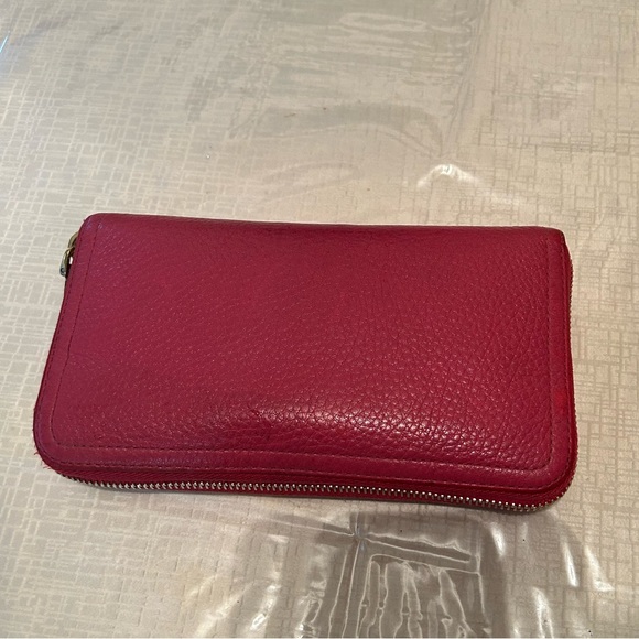 EUC Prada Milano Pink Long Zip Round Wallet - Picture 6 of 12